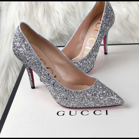 SOLD GUCCI | Glitter Embellished  Pumps | NIB - Picture 8 of 8